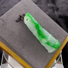 步步高升富貴竹翡翠吊墜