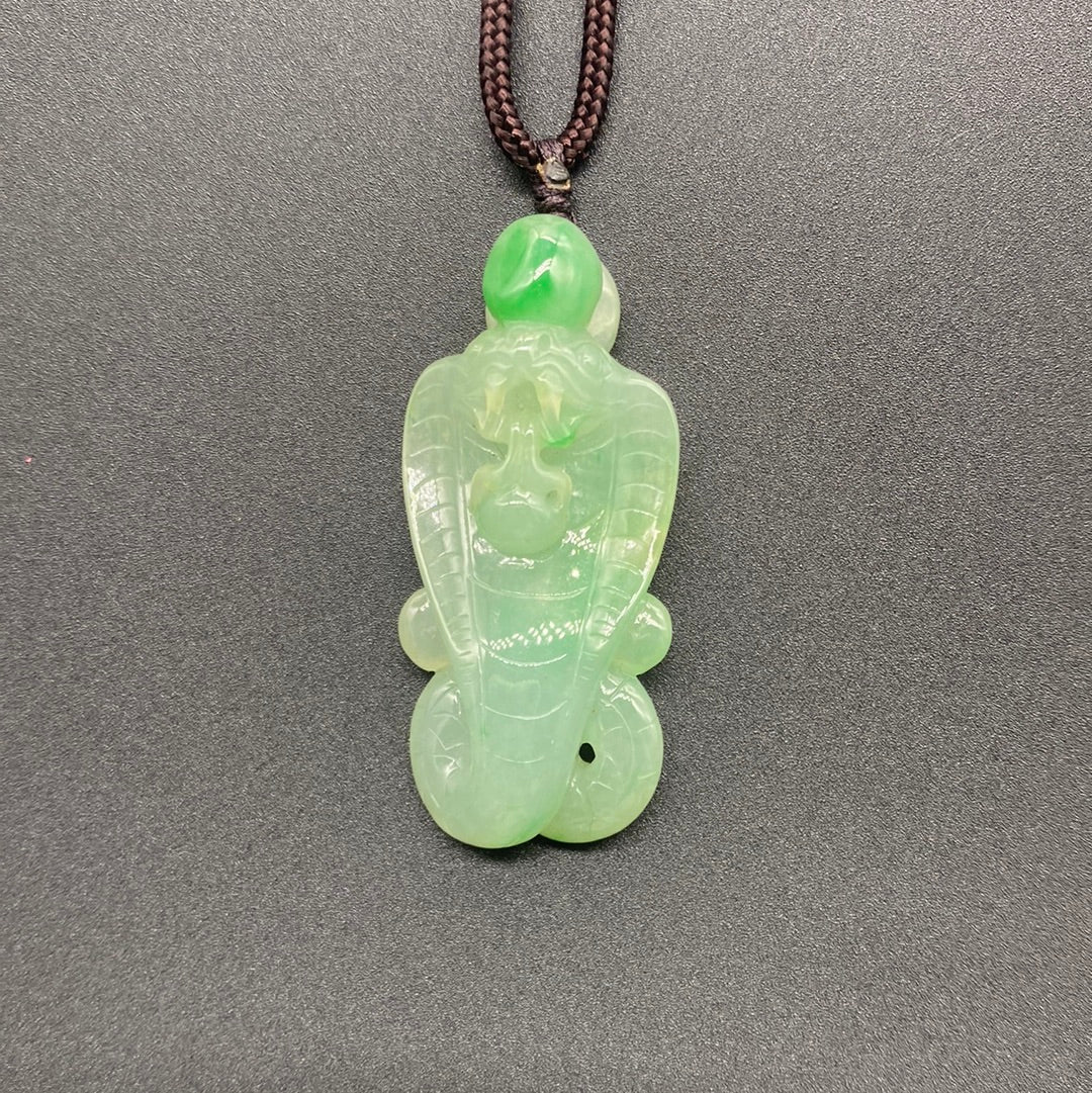 福蛇頂珠（天然翡翠A貨）