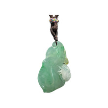 天然翡翠金蟬福瓜吊墜